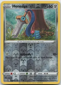 Pokemon Honedge 105/163 C Battle Styles Reverse Holo MP - Image 1