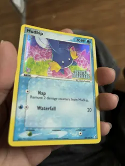 Pokemon Mudkip 58/100 Crystal Guardians Reverse Holo Common 50 HP - Image 3