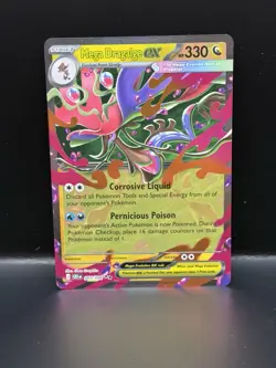 Pokemon Mega Dragalge ex 065/086 Me04: Chaos Rising Double Rare Holo - Image 1