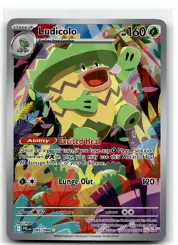 Ludicolo 095/094 Illustration Rare Phantasmal Flames Pokemon NM b6 - Image 1