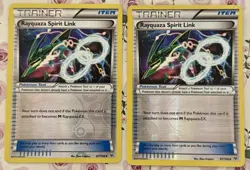 X2 Pokemon Rayquaza Spirit Link - 87/108 Reverse Holos Roaring Skies NM - Image 1