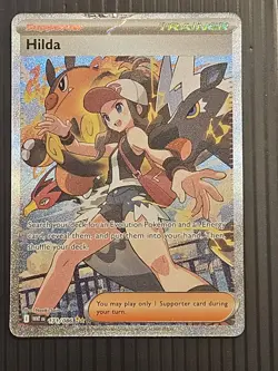 Hilda 171/086 Sv: Pokemon White Flare Holo - Scarlet & Violet Damaged - Image 1