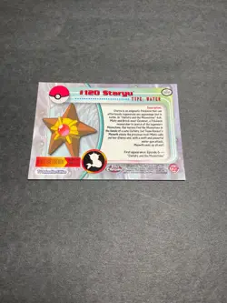 2000 Pokemon Topps Chrome Staryu #120 NM - Image 4