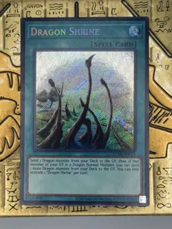 Yu-Gi-Oh Dragon Shrine LCKC-EN075 Unlim LP - Image 1