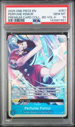 Perfume Femur Best Selection Vol. 4 OP07-057 One Piece Foil PSA 10 - Image 1