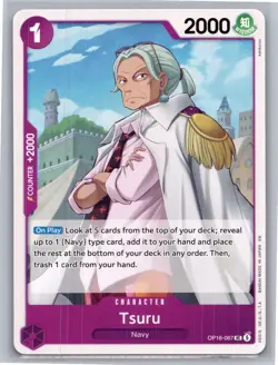 Tsuru - One Piece - OP 16 The Time of Battle - OP16-067 - Image 1