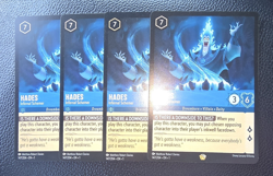 Disney Lorcana The First Chapter Hades Infernal Schemer #147 NF NM/M X4 - Image 1