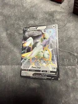 Arceus V 122/172 Metal Card Brilliant Stars Ultra Premium Collection Pokemon NM - Image 1