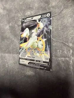 Arceus V 122/172 Metal Card Brilliant Stars Ultra Premium Collection Pokemon NM - Image 3