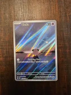 Pokemon TCG Cleffa Obsidian Flames Illustration Rare Card 202/197 NM Condition - Image 1