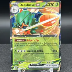 Decidueye ex 012/088 Perfect Order Pokemon Card - Image 1