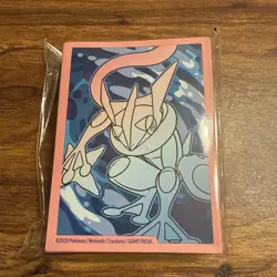 Pokemon Greninja Premium Card Sleeves 65ct Chaos Rising ETB - SEALED - Image 1