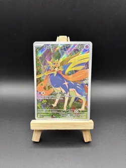 Pokemon TCG Card Zacian 100/094 Phantasmal Flames Illustration Rare - NM - Image 1
