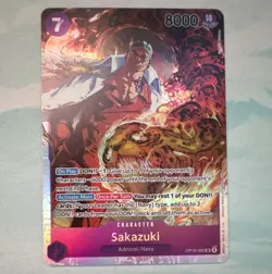 Bandai One Piece Card Game Sakazuki Character Special Rare Foil OP16-065 - Image 1