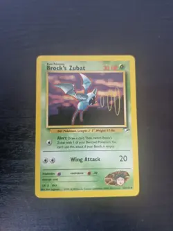 Brocks Zubat 24/132 Gym Heroes Non-Holo Rare Pokemon Card - Image 1