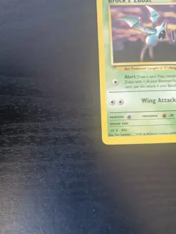 Brocks Zubat 24/132 Gym Heroes Non-Holo Rare Pokemon Card - Image 5