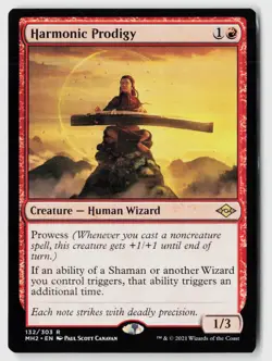 Harmonic Prodigy #132 (NM) Modern Horizons 2 MH2 Magic MTG - Image 1