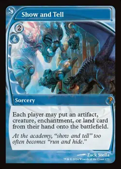 [1x] Show and Tell Near Mint, English Mystery Booster 2 MTG Magic - Image 1