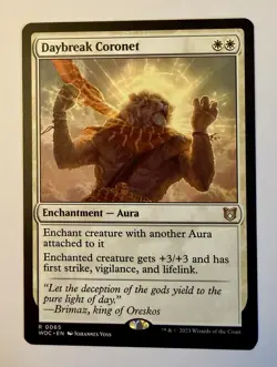 Daybreak Coronet 65 Rare Commander: Wilds of Eldraine Near Mint MTG - Image 1