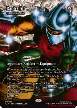 Raph's Jitte - Umezawa's Jitte (Borderless) [Magic PZA - 19] Normal - Image 1