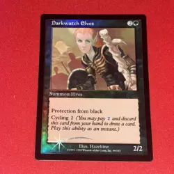 MTG DARKWATCH ELVES (Foil) Urza's Legacy NM/MT NEVER PLAYED - Image 1