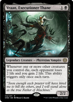 Vraan, Executioner Thane Phyrexia: All Will Be One MTG Rare - Image 1