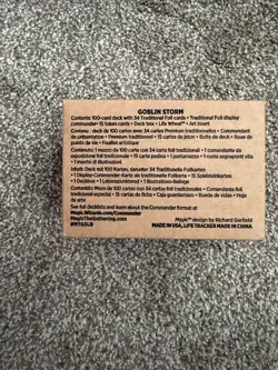 MTG SECRET LAIR GOBLIN STORM COMMANDER DECK IN HAND READY TO SHIP - Image 2