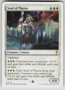 Soul of Theros (White Border) Mythic Mystery Booster 2 19 MTG Near Mint 2024 - Image 1