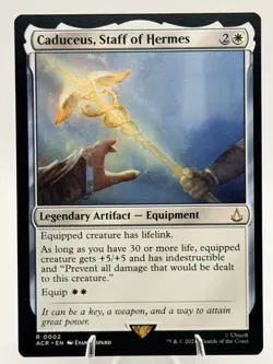 Caduceus, Staff of Hermes 0002 ACR Assassin’s Creed ACR MTG NM 2024 - Image 1