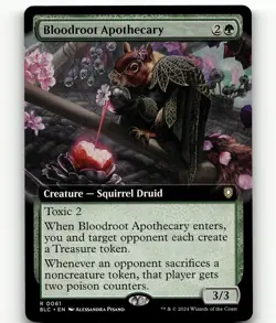 Bloodroot Apothecary R Extended Art Reg #61 | BLC Bloomburrow Commander | MTG - Image 1