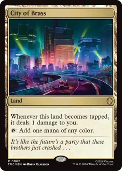 City of Brass (Surge Foil) Commander: Teenage Mutant Ninja Turtles Foil - Image 1