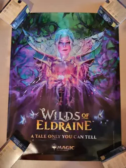 Magic the Gathering Wilds of Eldraine Foil Promotional Poster Free Shipping - Image 1