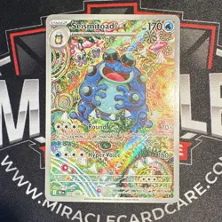 Pokemon Seismitoad 105/086 Illus Rare Full Art Holo Sv: Black Bolt EN - Image 1