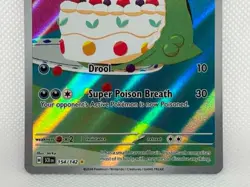 Pokemon Stellar Crown - Gulpin 154/142 - Illustration Rare - NM/M Condition - Image 3
