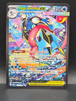 Mega Greninja ex SIR 116/086 Chaos Rising Special Illustration Rare Pokemon TCG - Image 1