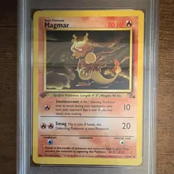 Pokemon Fossil Magmar 1st Edition PSA 9 39/62 Uncommon English 1999 - Image 4
