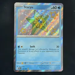 Staryu 118/091 Shiny Rare Paldean Fates Pokemon Near Mint - Image 1