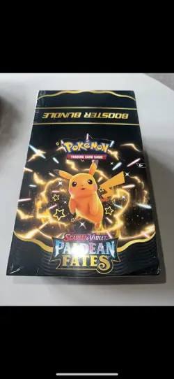 Pokemon TCG Scarlet & Violet Paldean Fates Booster Bundle Display - Image 1