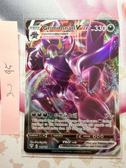 Pokemon TCG Grimmsnarl VMAX 115/189 Ultra Rare Holo NM - Image 1