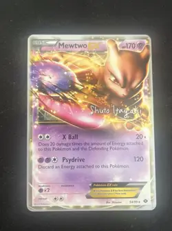 Mewtwo Ex 54/99 Rare Non Holo World Championships 2012 | Shuto Itagaki | Pokemon - Image 1