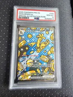 PSA 10 Gholdengo ex 164/131 Special Illustration Rare Prismatic Evolutions - Image 1