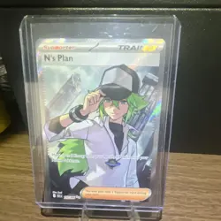 Pokemon TCG N's Plan Sv: Black Bolt Ultra Rare Full Art Holo 116/116 EN - Image 1