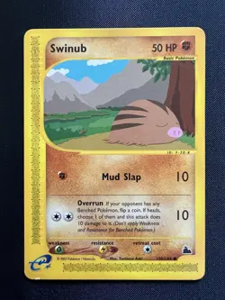 Swinub 108/144 Skyridge Common Regular Pokemon TCG English - Image 1