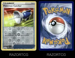 POKEMON CATCHER 138/159 UC CROWN ZENITH POKEMON REVERSE HOLO NM/M - Image 3