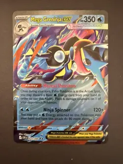 Mega Greninja ex 022/086 Choas Rising Pokemon TCG ENGLISH 🔥 PACK FRESH 🔥 - Image 1