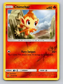 Chimchar - 21/156 Common Ultra Prism Pokemon Reverse Holo - NM - Image 1