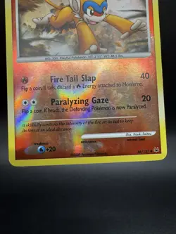 Pokemon TCG Monferno 56/127 Platinum Uncommon Reverse Holo MP - Image 5