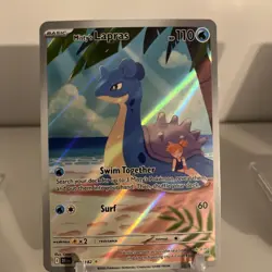 Pokemon Destined Rivals Misty’s Lapras 194/182 Illustration Rare - Image 1