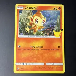Pokemon Chimchar 012/025 McDonald's 25th Anniversary Holo - Image 2