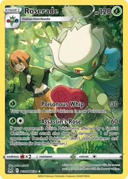 Roserade (#TG02/TG30) - Holofoil SWSH - Lost Origin Trainer Gallery LP Pokemon - Image 1
